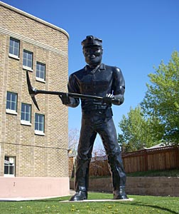 Miner Statue, Helper, Utah
